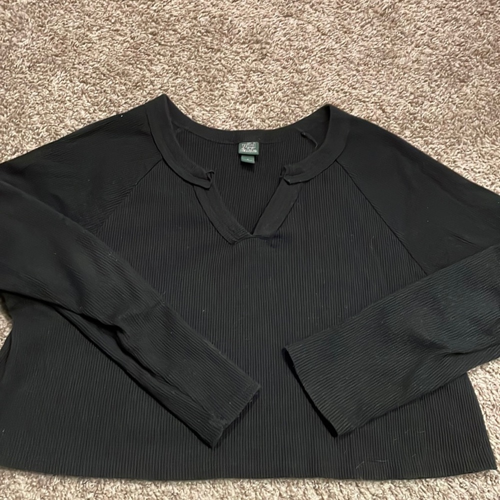 Wild Fable split neck henley
